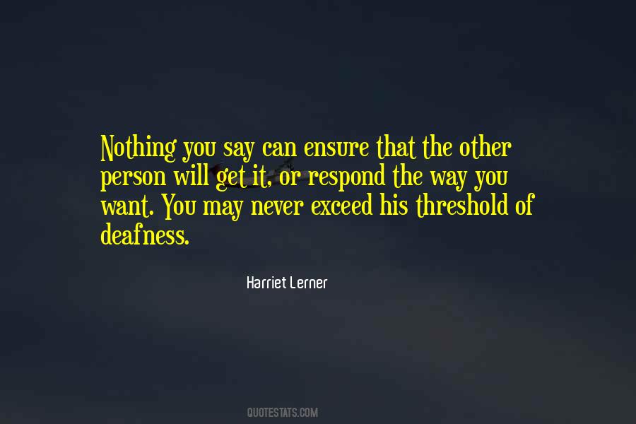Harriet Lerner Quotes #145002