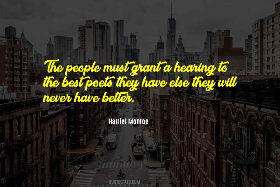 Harriet Monroe Quotes #740194