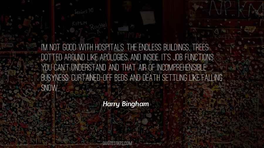 Harry Bingham Quotes #1274333