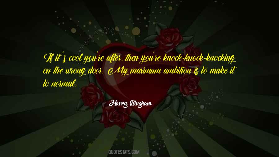 Harry Bingham Quotes #604392