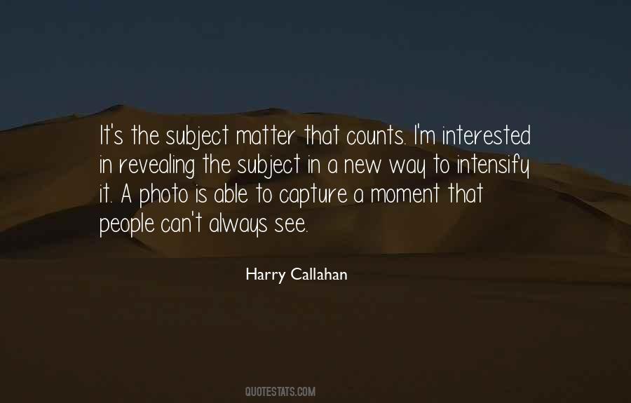 Harry Callahan Quotes #102785