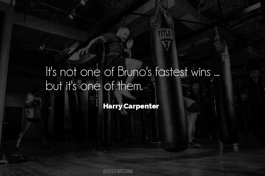 Harry Carpenter Quotes #858862