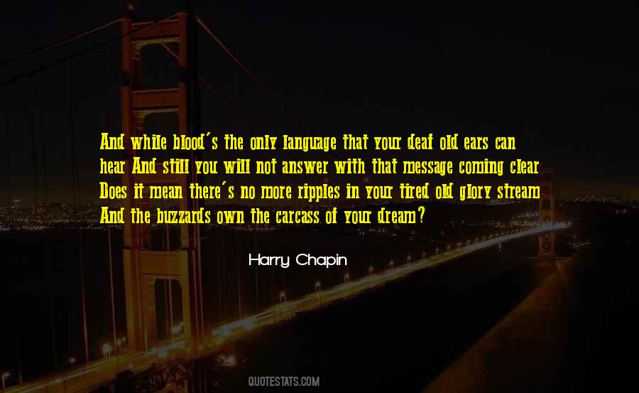 Harry Chapin Quotes #1533430
