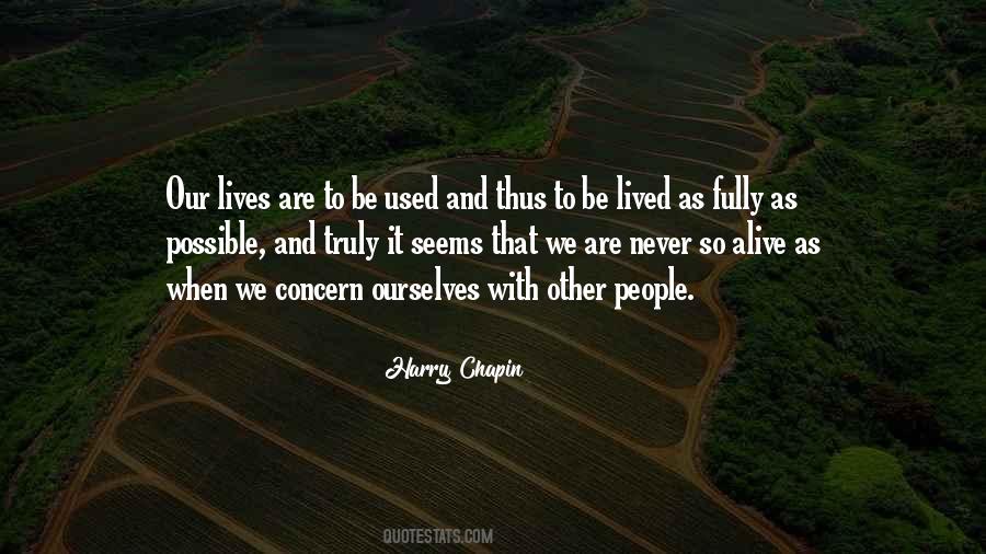 Harry Chapin Quotes #1551227