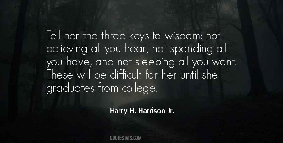 Harry H. Harrison Jr. Quotes #1119419