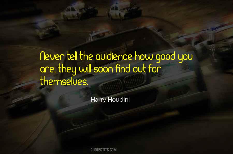 Harry Houdini Quotes #973454