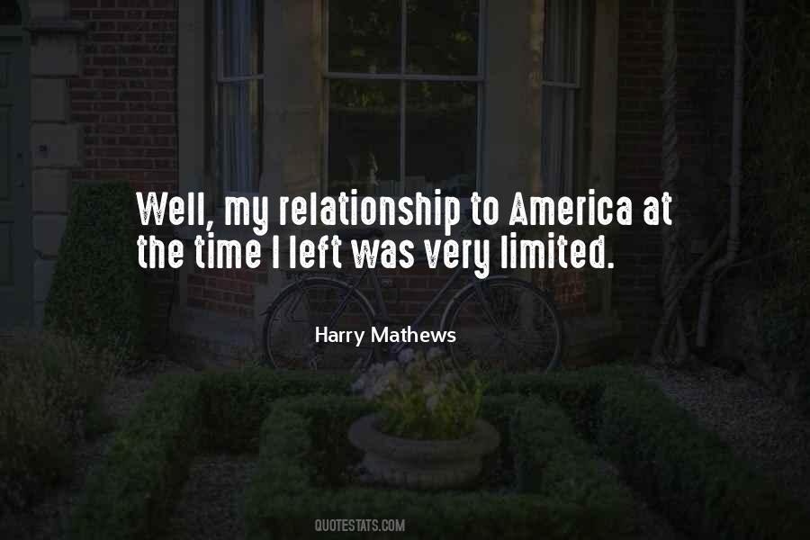 Harry Mathews Quotes #1172356