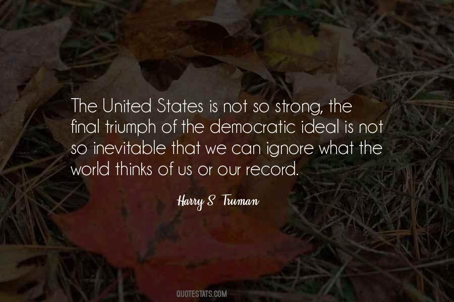 Harry S. Truman Quotes #1271707
