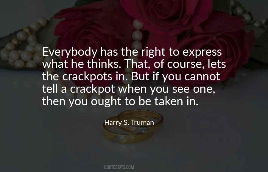 Harry S. Truman Quotes #215329