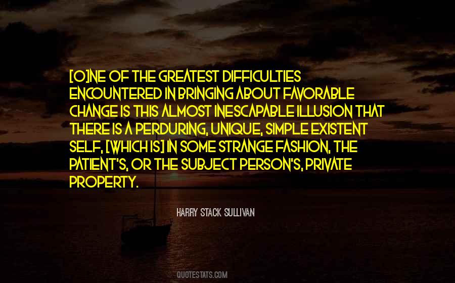 Harry Stack Sullivan Quotes #1672089