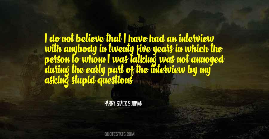 Harry Stack Sullivan Quotes #435429