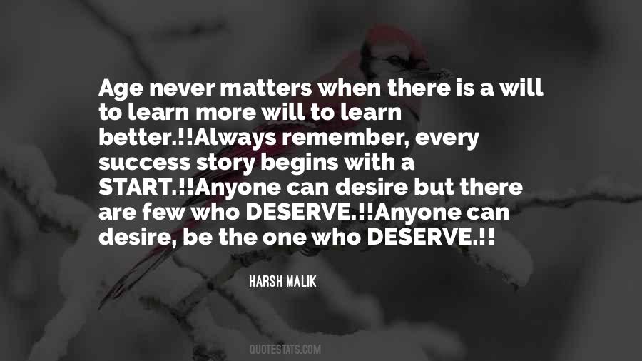 Harsh Malik Quotes #127491