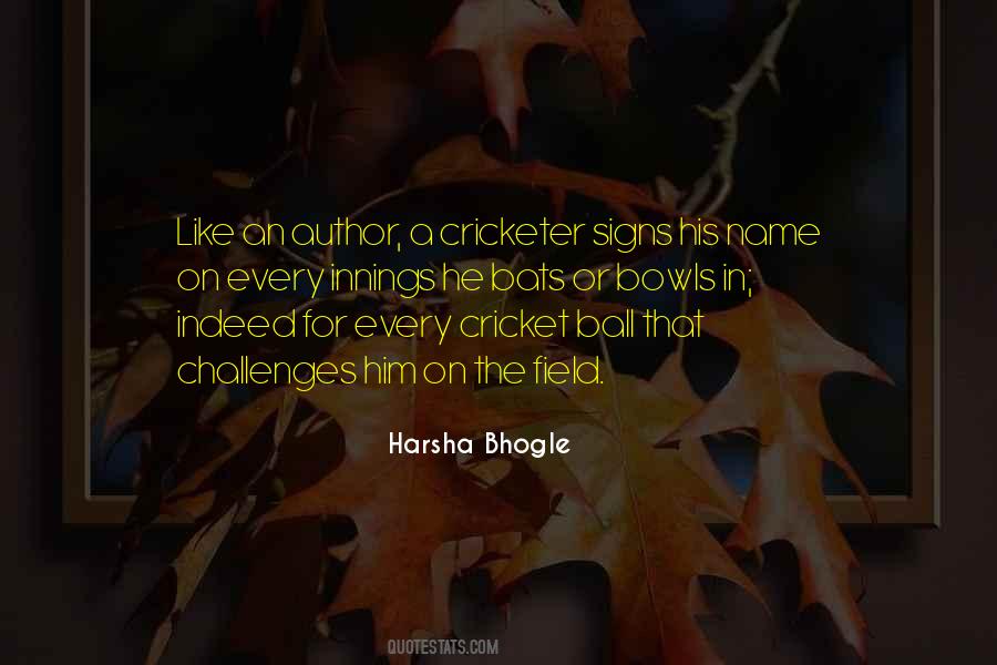 Harsha Bhogle Quotes #621238