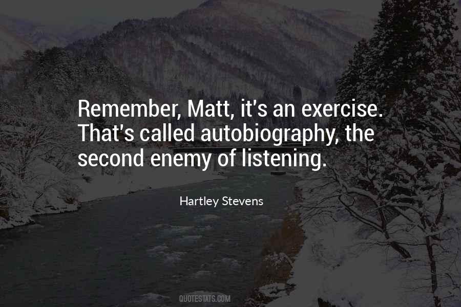 Hartley Stevens Quotes #775149 Hartley Stevens Quotes #775149