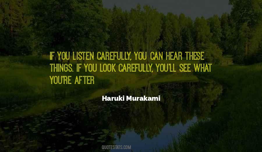 Haruki Murakami Quotes #976713