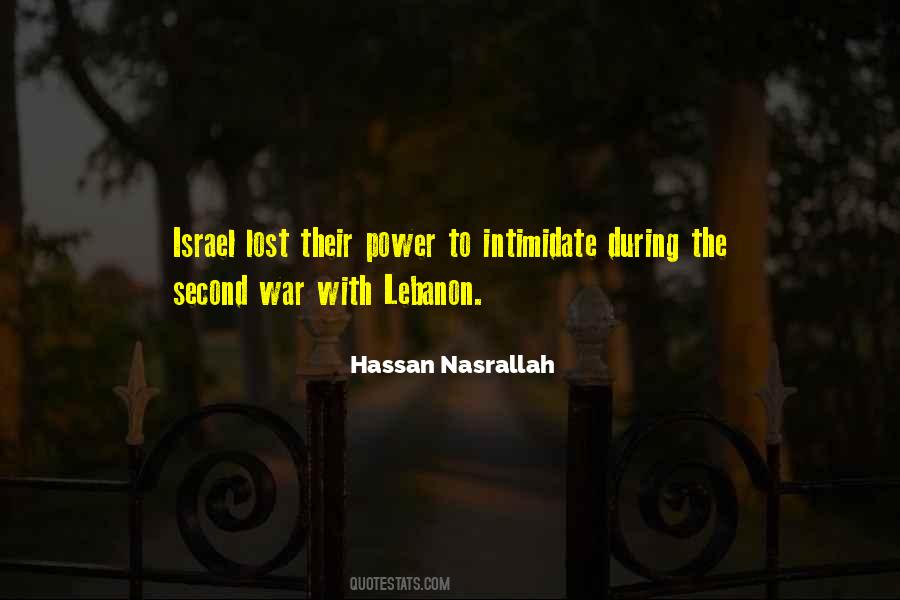 Hassan Nasrallah Quotes #155059