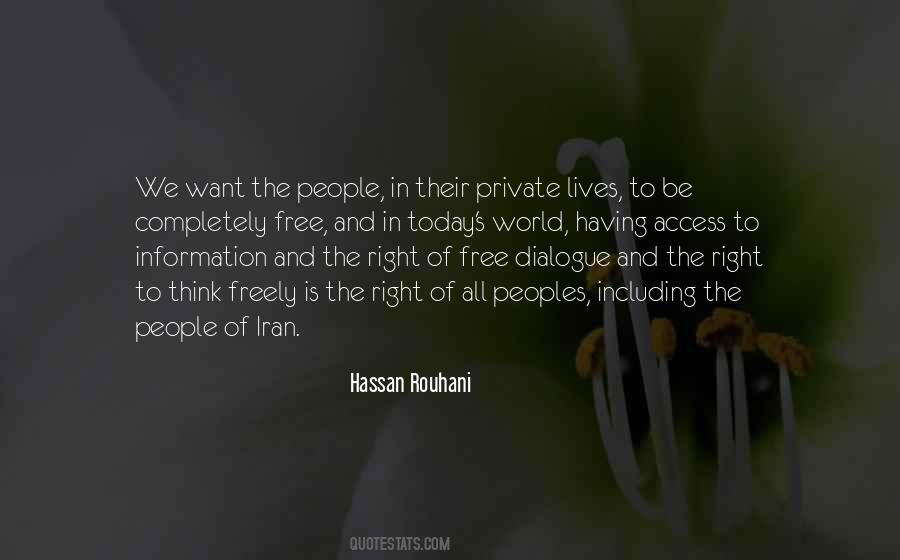 Hassan Rouhani Quotes #1316066