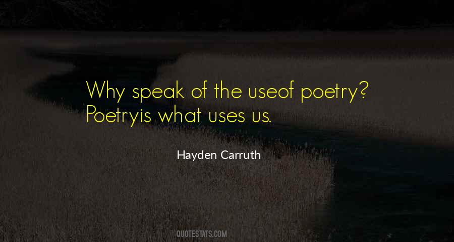 Hayden Carruth Quotes #706623