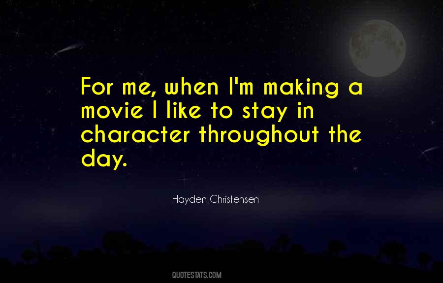 Hayden Christensen Quotes #1565450