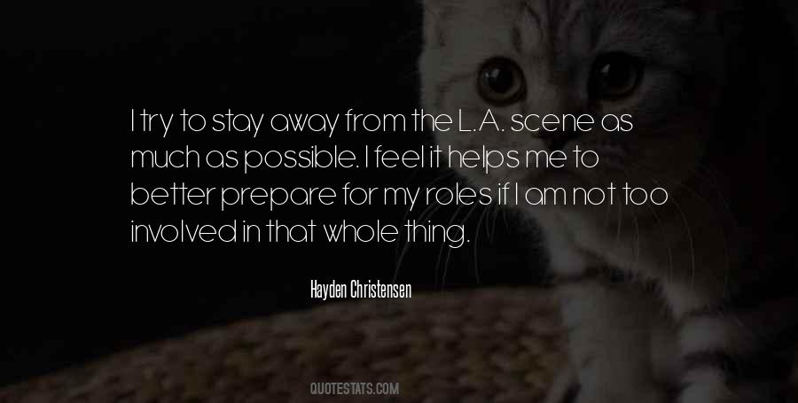 Hayden Christensen Quotes #47207