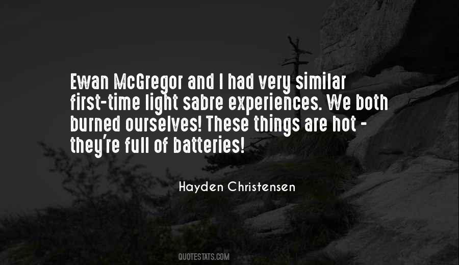 Hayden Christensen Quotes #637789