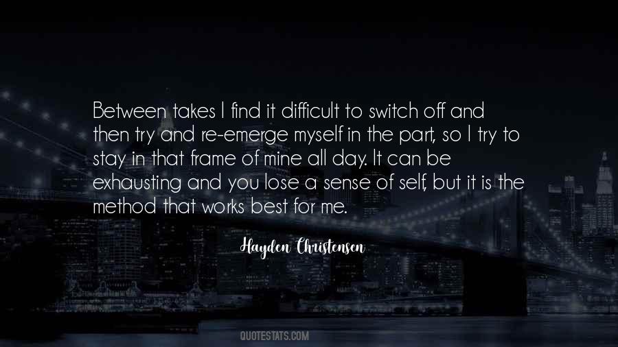 Hayden Christensen Quotes #715195