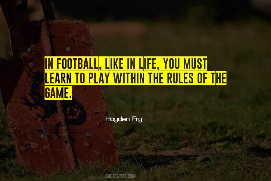 Hayden Fry Quotes #1228525