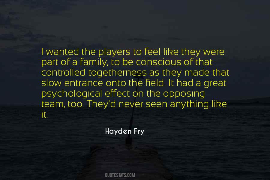 Hayden Fry Quotes #1421327