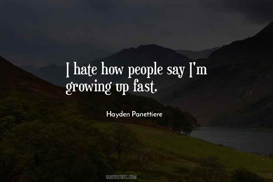 Hayden Panettiere Quotes #1407397