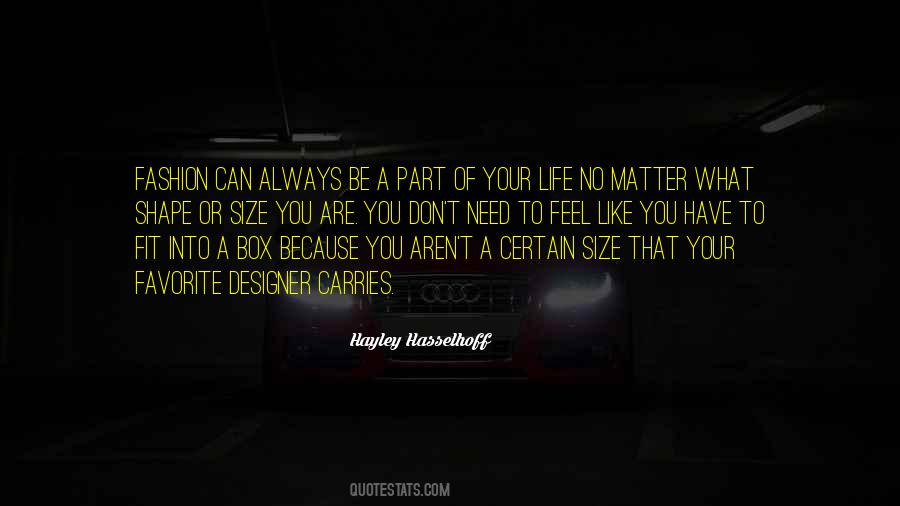 Hayley Hasselhoff Quotes #211161