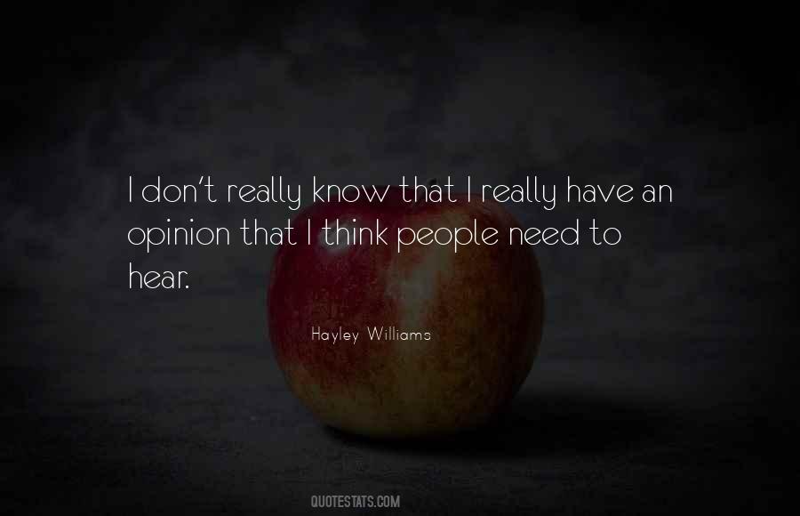 Hayley Williams Quotes #1714079