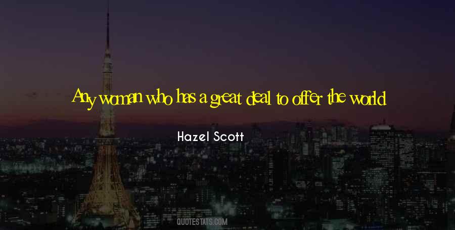 Hazel Scott Quotes #1336948