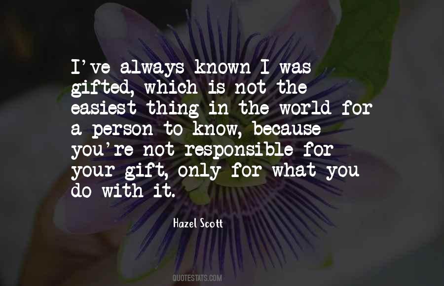 Hazel Scott Quotes #1669781