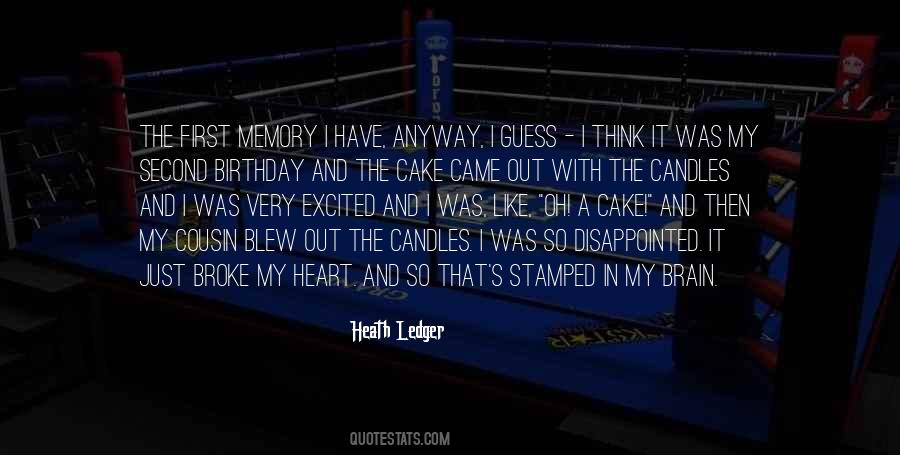 Heath Ledger Quotes #1838468