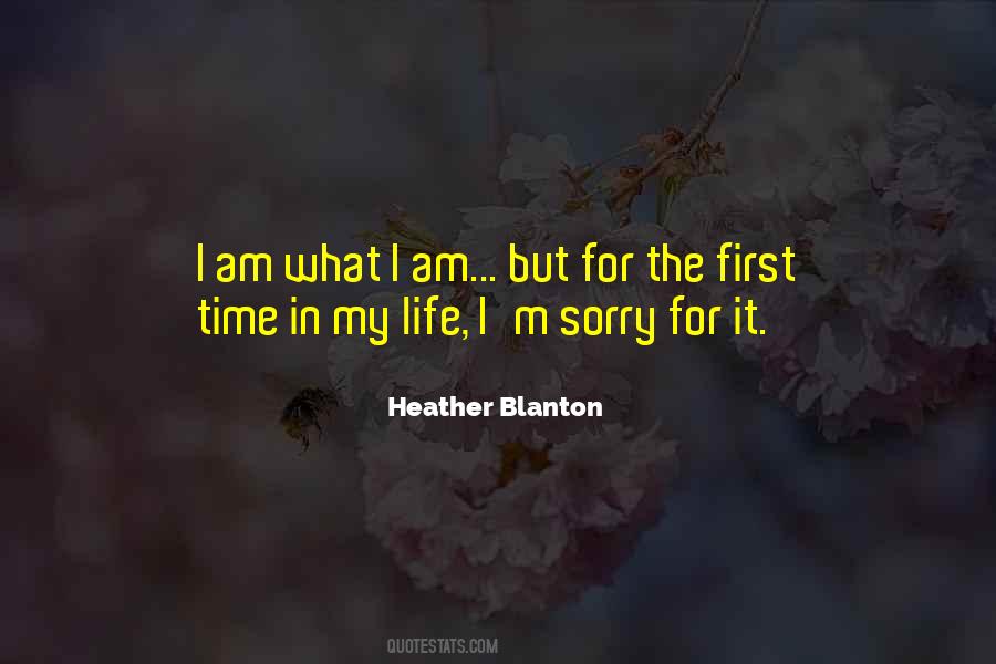 Heather Blanton Quotes #1874630