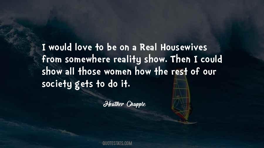 Heather Chapple Quotes #377970