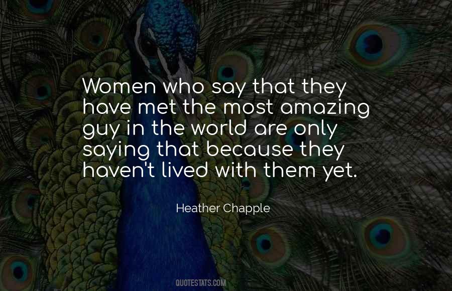 Heather Chapple Quotes #440108