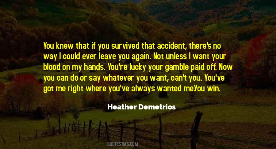 Heather Demetrios Quotes #532656