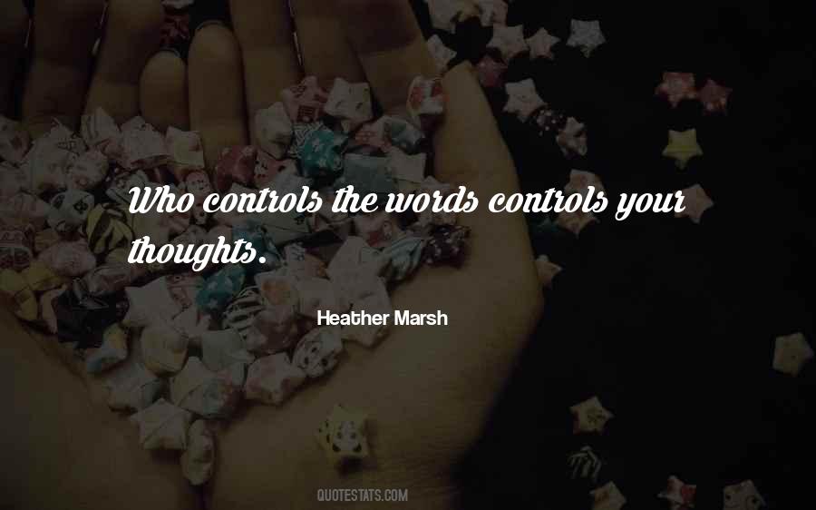 Heather Marsh Quotes #145412