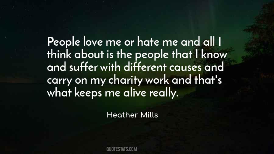 Heather Mills Quotes #1301839