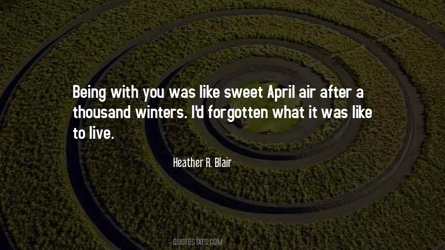 Heather R. Blair Quotes #610780