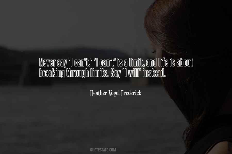 Heather Vogel Frederick Quotes #784596