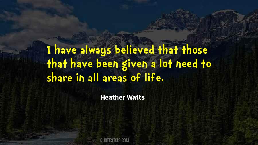 Heather Watts Quotes #384855