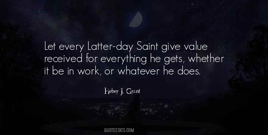 Heber J. Grant Quotes #942806