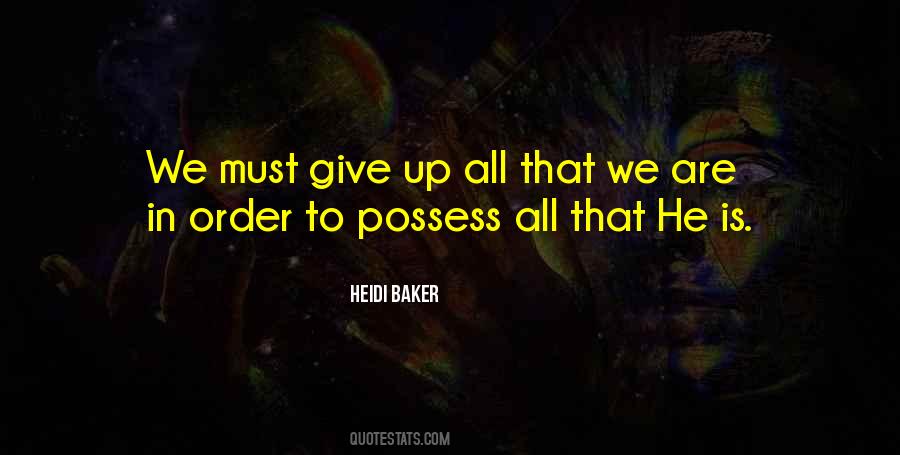 Heidi Baker Quotes #34394