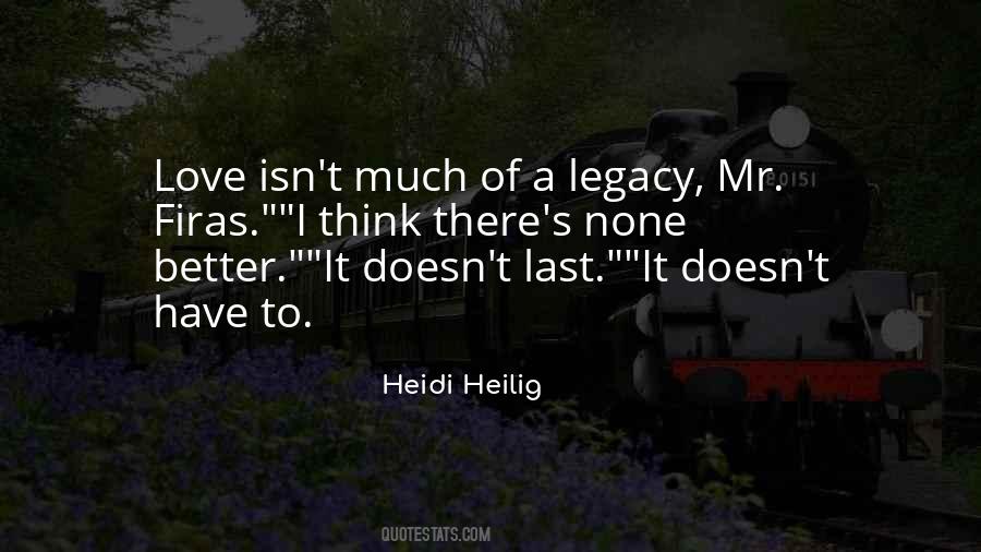 Heidi Heilig Quotes #1719997