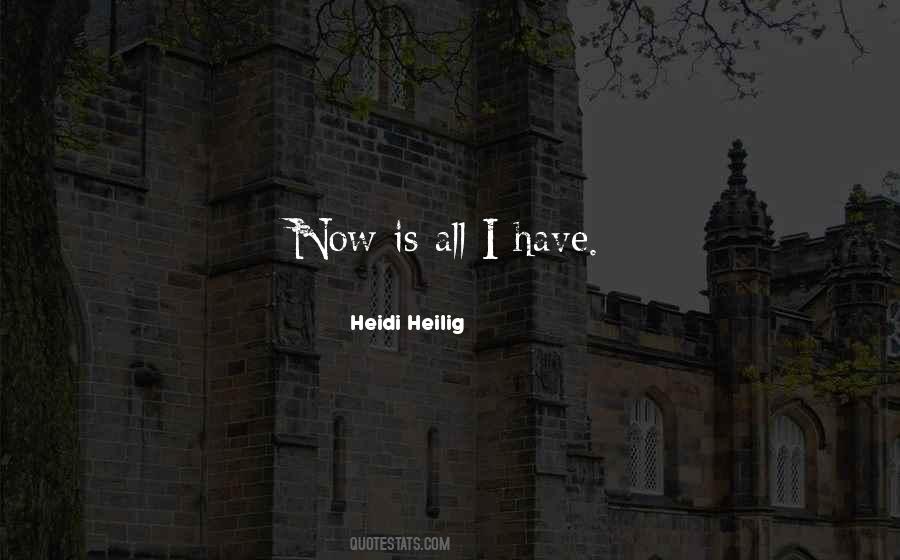 Heidi Heilig Quotes #498925