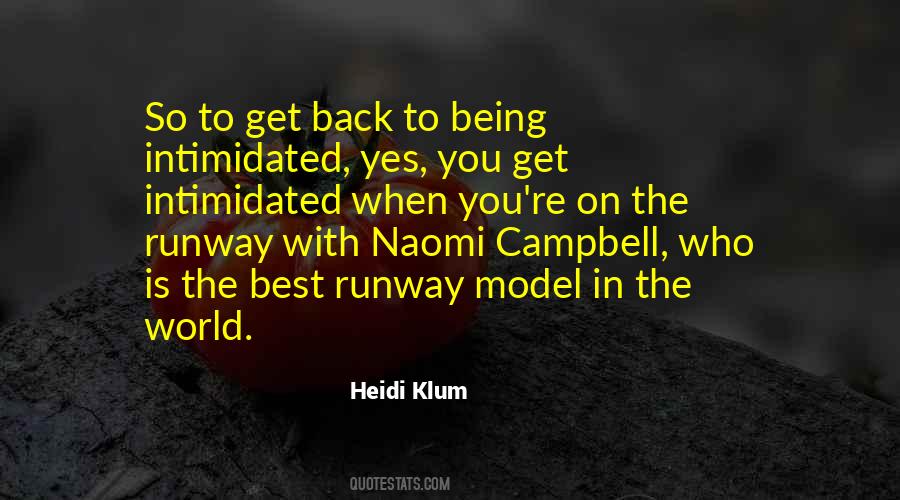 Heidi Klum Quotes #124377