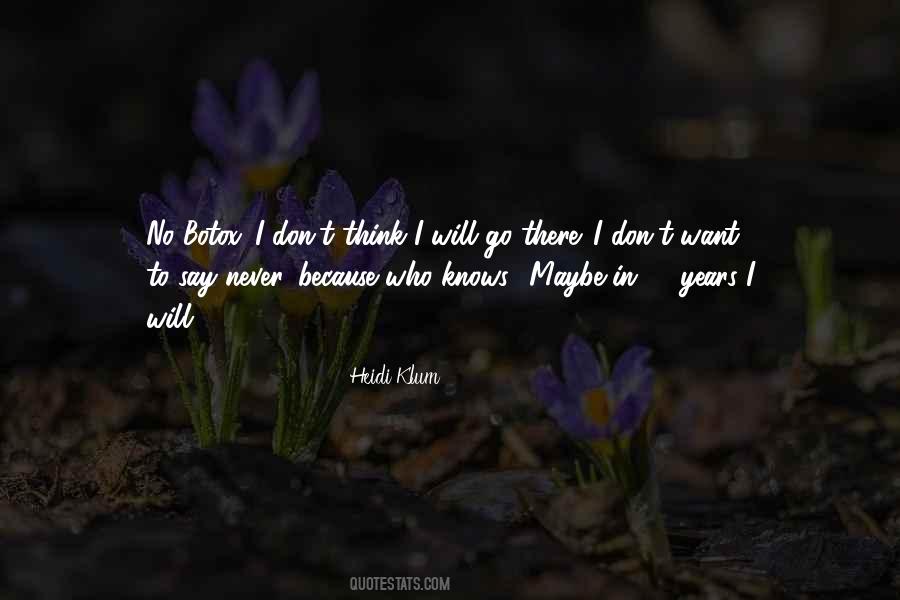 Heidi Klum Quotes #88434