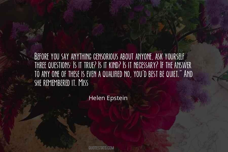Helen Epstein Quotes #1842827 Helen Epstein Quotes #1842827